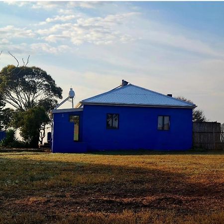 Die Blouhuis Farmhouse Retreat With A Hot Tub Cloeteskraal Exterior foto